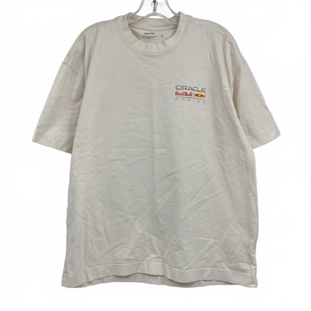Hollister Cream Oracle Racing Redbull Tee | Men’s L